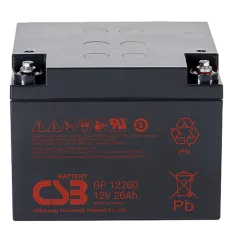 CSB GP 12260. Аккумулятор герметичный свинцово-кислотный. CSB