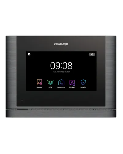 CDV-704MF/VZ (темное серебро) Black Smog. Монитор видеодомофона цветной. Commax в Ижевске