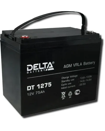 Delta DT 1275. Аккумулятор герметичный свинцово-кислотный. Delta в Ижевске