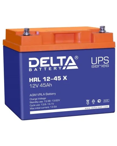 Delta HRL 12-45 X. Аккумулятор герметичный свинцово-кислотный. Delta в Ижевске