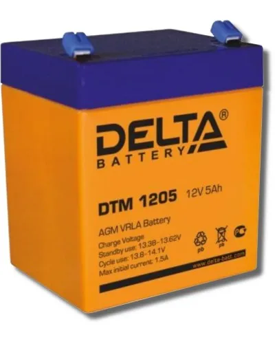 Delta DTM 1205. Аккумулятор герметичный свинцово-кислотный. Delta в Ижевске