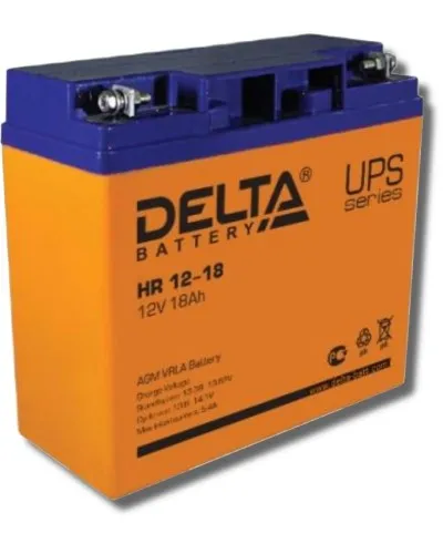 Delta HR 12-18. Аккумулятор герметичный свинцово-кислотный. Delta в Ижевске