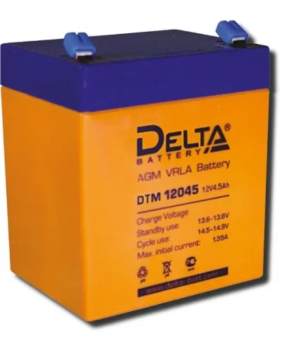 Delta DTM 12045. Аккумулятор герметичный свинцово-кислотный. Delta в Ижевске