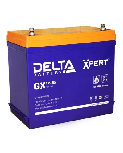 Delta GX 12-55. Аккумулятор герметичный свинцово-кислотный. Delta в Ижевске