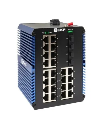 TSX-U-4GX/SFP-24GTP. Промышленный неуправляемый коммутатор. EKF в Ижевске