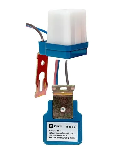 Фотореле PS-1 6А 1200Вт IP44 (fr-ps-1-6). Фотореле. EKF в Ижевске