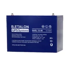 B.ETALON BHRL 12-90. Аккумулятор герметичный свинцово-кислотный. ETALON
