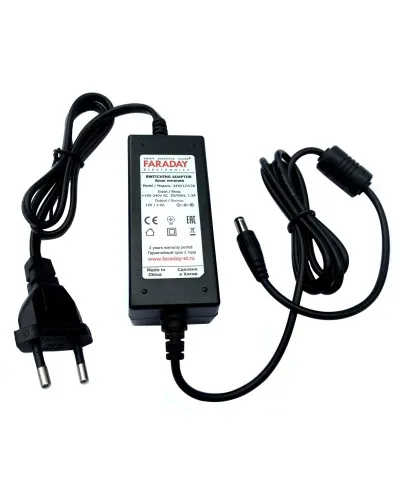 24W/12V/2A. Импульсный блок питания в пластиковом корпусе. FARADAY в Ижевске