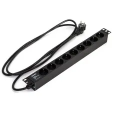 SHE19-6SH-2IEC-2.5EU. Блок розеток 19. Hyperline