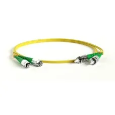 FC-D2-9-FC/AR-ST/AR-H-1M-LSZH-YL. Патч-корд волоконно-оптический ST-FC. Hyperline