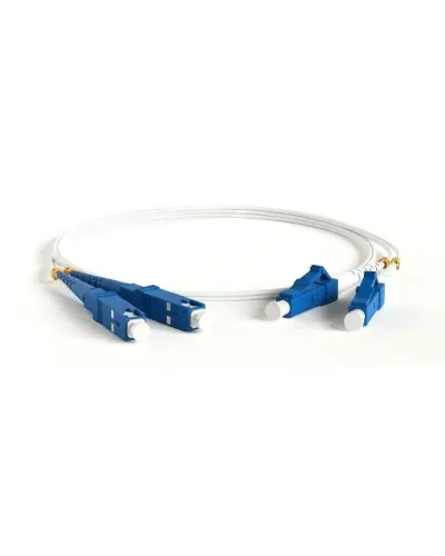 FC-D2-9A1-LC/UR-SC/UR-H-3M-LSZH-WH. Патч-корд волоконно-оптический LC-SC. Hyperline в Ижевске