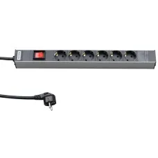 SHE19-6SH-S-2.5EU. Блок розеток 19. Hyperline
