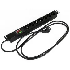 SHE19-7SH-AV-2.5EU. Блок розеток 19. Hyperline