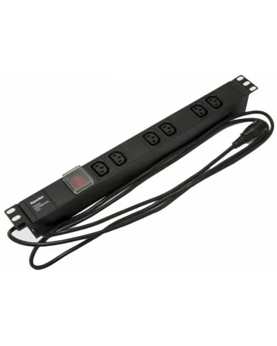 SHE19-6IEC-S-2.5IEC. Блок розеток 19. Hyperline в Ижевске