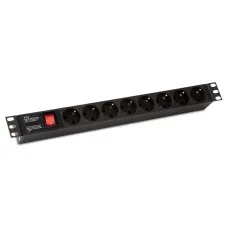 SHE19-6SH-S-IEC. Блок розеток 19. Hyperline