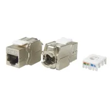 KJ8-8P8C-C5e-180-TLS-SH-F-WH. Вставка Keystone Jack RJ-45. Hyperline