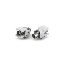 KJ1-BNC-D-WH. Вставка Keystone Jack RJ-45. Hyperline