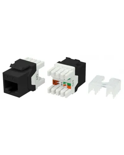 KJ8-8P8C-C6-180-BK. Вставка Keystone Jack RJ-45. Hyperline в Ижевске