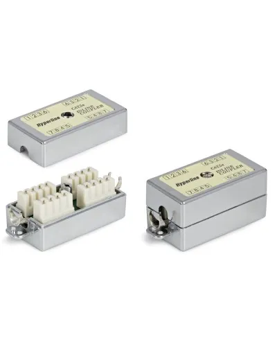 CA-IDC-C5e-SH-F-WH. Проходной адаптер экранированный. Hyperline в Ижевске