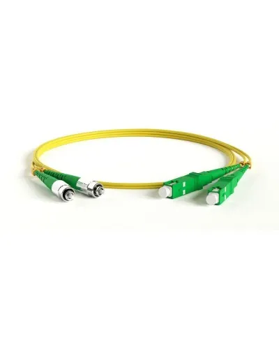 FC-D2-9-FC/AR-SC/AR-H-1M-LSZH-YL. Патч-корд волоконно-оптический SC-FC. Hyperline в Ижевске