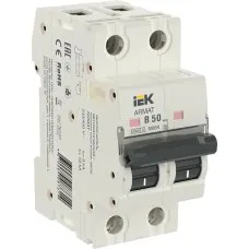 M06N 2P B 50А 6кА ARMAT (AR-M06N-2-B050). Автоматический выключатель. IEK