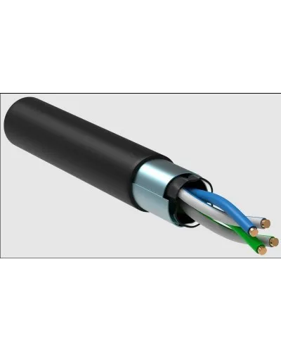 GENERICA F/UTP 5E 24AWG 2PR LDPE 1м черный 305м (BC3-C5E02-339-305-R-G). Кабель «витая пара» (LAN) для структурированных систем связи. IEK в Ижевске