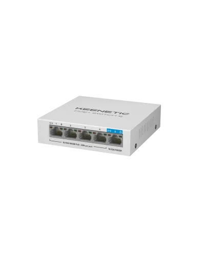 Keenetic KN-4610 (L2) 5х1Гбит/с 4PoE+ 60W. Коммутатор с PoE. KEENETIC в Ижевске