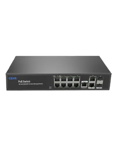 KN-SW802SFP/M2. Коммутатор с питанием по PoE. KENO в Ижевске