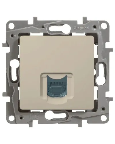 Розетка 5e, UTP, 1хRJ45, ETIKA, слоновая кость (672341). Розетка. LegranD в Ижевске