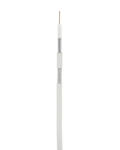 RG-6 CCS, In, PVC (EC-C2-32123A-WT-1). Кабель коаксиальный омедненный. NETLAN в Ижевске