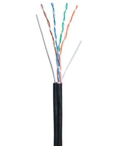 U/UTP 4pair, Cat5e, Out, Sw, PE (EC-UU004-5E-PE-SW-BK). Кабель «витая пара» (LAN) для структурированных систем связи. NETLAN в Ижевске