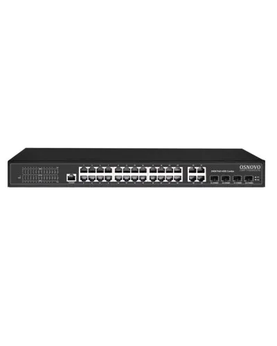 SW-8244/L(400W). Коммутатор 24-портовый  Gigabit Ethernet с PoE. OSNOVO в Ижевске