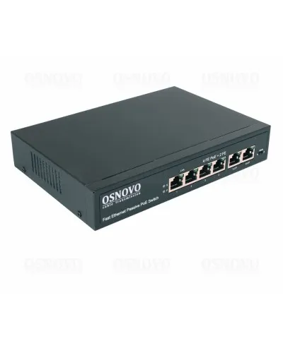 SW-20600/A(80W). Коммутатор Fast Ethernet на 6 портов. OSNOVO в Ижевске