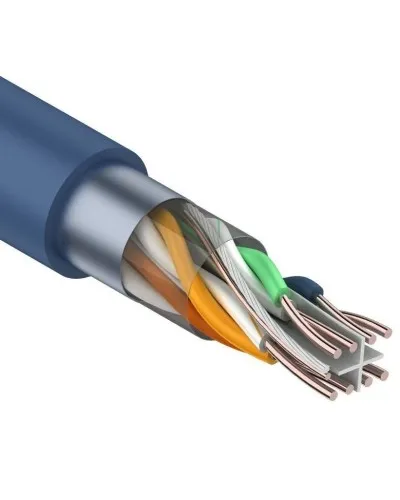 F/UTP, CAT 6, PVC, 4PR, 23AWG, омедненный INDOOR, SOLID, серый, 305м, PROconnect (01-0147-3). Кабель «витая пара» (LAN) для структурированных систем связи. PROCONNECT в Ижевске