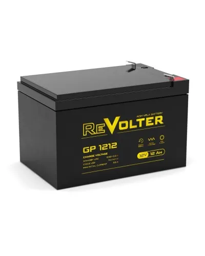 Revolter GP 1212. Аккумулятор автомобильный герметичный свинцово-кислотный. Revolter в Ижевске