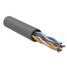 U/UTP, CAT 6, ZH нг(А)-HF, 4PR, 23AWG, INDOOR, SOLID, серый, 305 м, REXANT (01-0067). Кабель «витая пара» (LAN) для структурированных систем связи. Rexant