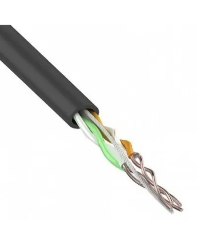 U/UTP, CAT 5e, PE, 2PR, 24AWG, OUTDOOR, SOLID, черный, 305м, REXANT (01-0025). Кабель «витая пара» (LAN) для структурированных систем связи. Rexant в Ижевске
