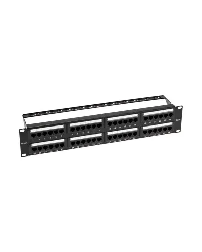 Панель коммутационная с кабельными органайзерами 19", 2U, 48 портов, UTP, RJ-45, CAT 5e REXANT PRO (02-0032): Патч-панель 19" в Ижевске