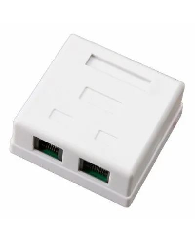 Розетка компьютерная внешняя 2-порта, UTP RJ-45 (8P8C), CAT 5e REXANT (03-0151): Розетка RJ-45 в Ижевске