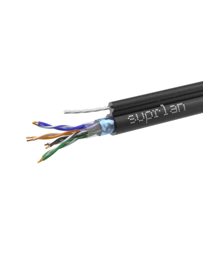 FTP Cat.5e 4x2xAWG24 Cu PE Outdoor T-FG8 (трос) Standard (01-1026-1). Кабель «витая пара» (LAN) для структурированных систем связи. SUPRLAN в Ижевске