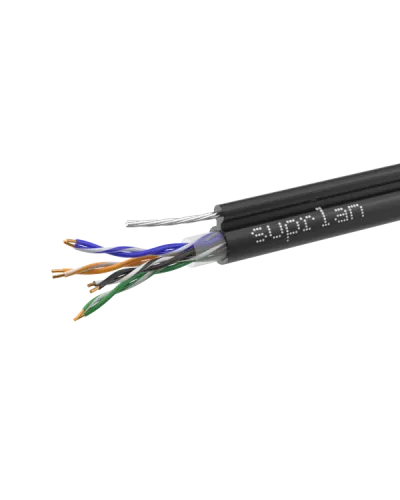 UTP Cat.5e 4x2x0,51 Cu PE Outdoor T-FG8 (трос) Premium (01-0308-1). Кабель «витая пара» (LAN) для структурированных систем связи. SUPRLAN в Ижевске