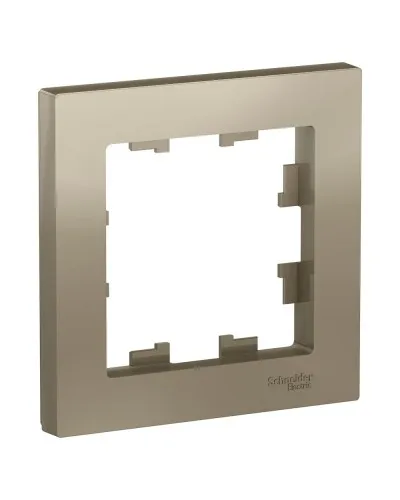 AtlasDesign рамка 1-местная, шампань (ATN000501). Рамка. Systeme Electric в Ижевске