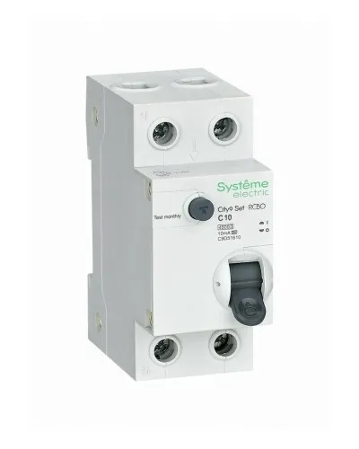 City9 Set 1P+N С 10А 4.5kA 10мА A 230В (C9D51610). Автоматический выключатель дифференциального тока. Systeme Electric в Ижевске
