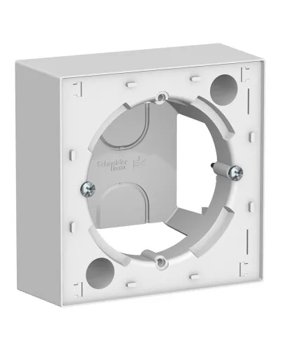 AtlasDesign коробка для наружного монтажа, белая (ATN000100). Коробка для наружного монтажа. Systeme Electric в Ижевске