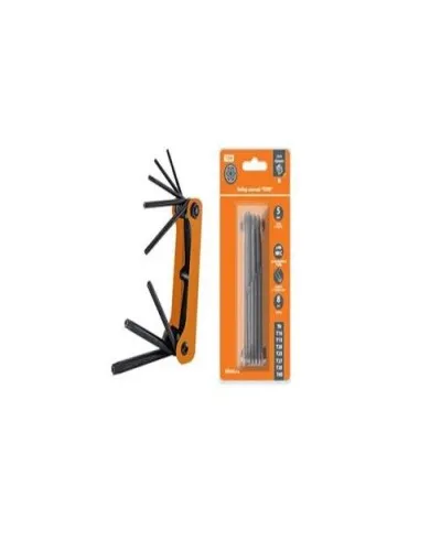Набор ключей TORX раскладной 8шт.: T9-T40, углеродистая сталь Гранит TDM (SQ1020-0211). Набор ключей. TDM ЕLECTRIC в Ижевске