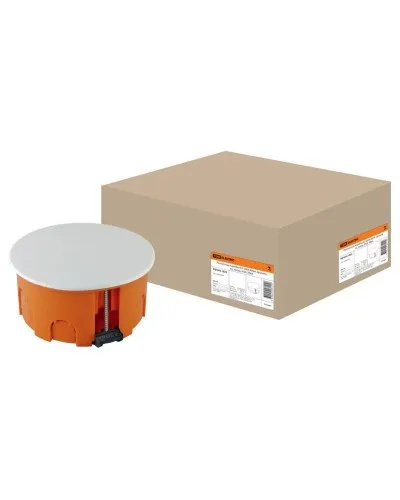 Распаячная коробка СП D80х40мм, крышка, пл. лапки, IP20, TDM (SQ1403-1025). Распаячная коробка СП. TDM ЕLECTRIC в Ижевске