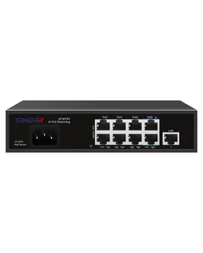 TR-NS1109-120-8PoE. Коммутатор с PoE. Trassir в Ижевске
