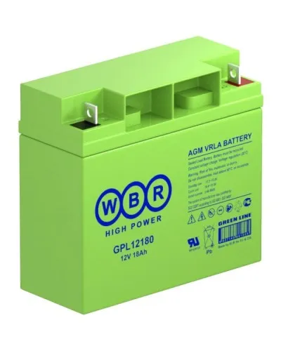 WBR GPL12180. Аккумулятор герметичный свинцово-кислотный. WBR в Ижевске