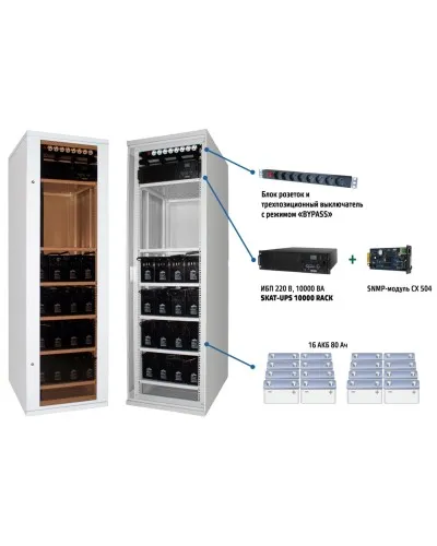 SKAT UPS 6000 SNMP (478). Комплекс бесперебойного питания. Бастион в Ижевске