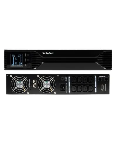 RAPAN-UPS 3000 RACK+4х9Ah (RAPAN-UPS 3000-RACK-IN-4х9-E) (8960). Бесперебойный источник питания. Бастион в Ижевске